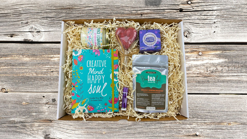 Curated gift boxes filled with Handmade Nova Scotia goods